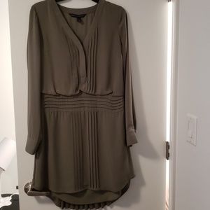 White House Black Market Green Dress